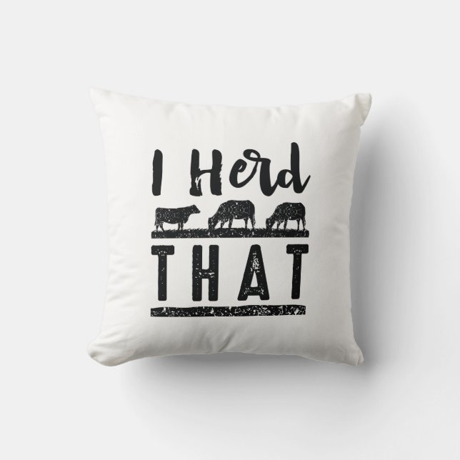I Herd That Cushion (Front)