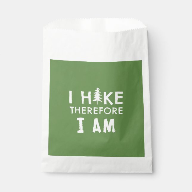 I Hike Therefore I Am Favour Bags (Front)
