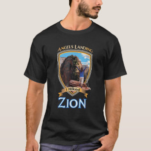I Hiked Zion Angels Landing Utah Park Adventure So T-Shirt