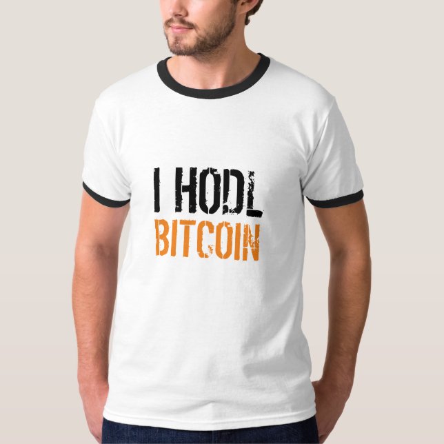 I HODL Bitcoin T-Shirt (Front)