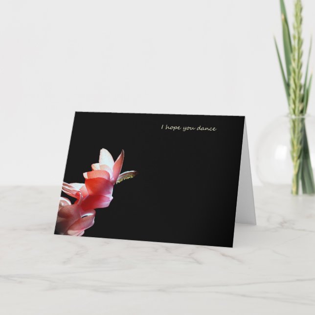 I Hope You Dance Card (Front)