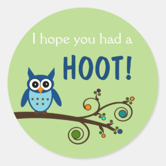 I hope you had a Hoot Owl Birthday Sticker