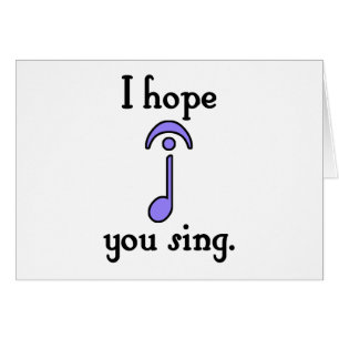I Hope You Sing