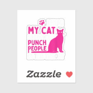 I Hug My Cat So I Don't Punch People - Cat Lover