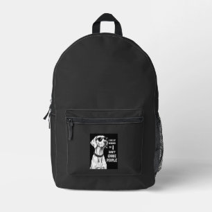 I Hug My Weimaraner So I Dont Choke People Funny D Printed Backpack