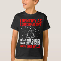 I Identify As A Christmas Tree Lit On The Outside