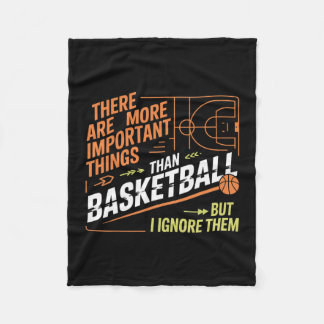 I Ignore Things More Important Than Sketll -  Fleece Blanket