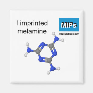 I imprinted melamine magnet ball and stick