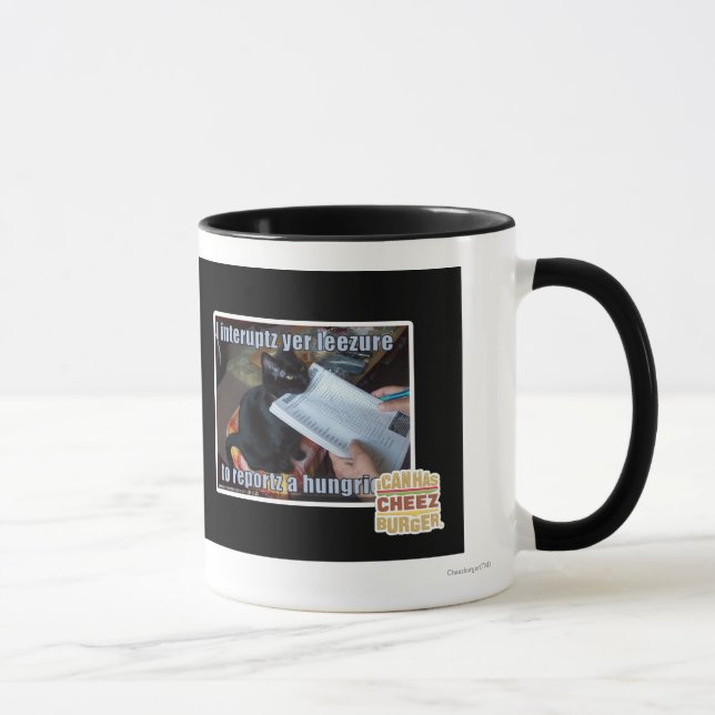 I interupt yer Leezure Mug (Right)