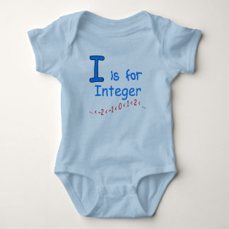 I is for Integer Baby Bodysuit