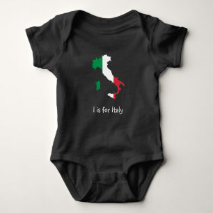 I is for Italy Baby Bodysuit