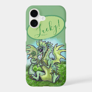 "i is lucky!" Lucky Shamrock Dragon