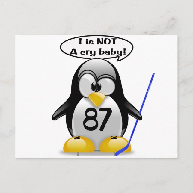I is NOT a Cry Baby Postcard (Front)