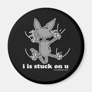 i is stuck on u magnet