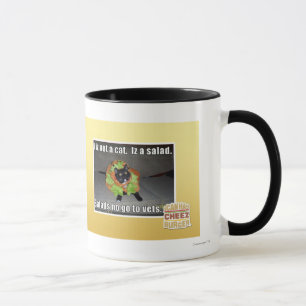 I iz not a cat. Iz a salad. Mug