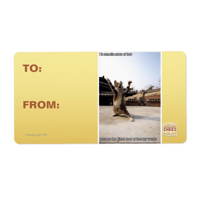 I iz shaolin paws of fury (Front)