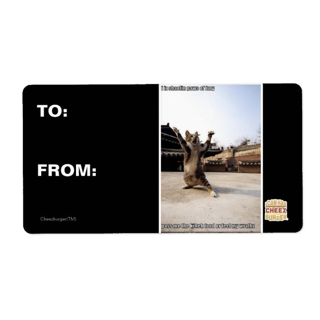 I iz shaolin paws of fury (Front)