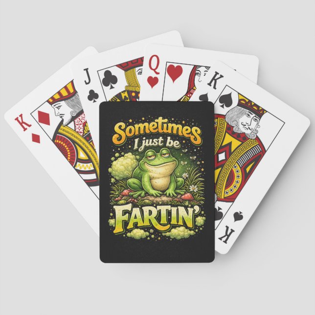 I Just Be Fartin’ Playing Cards (Back)