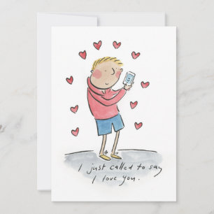 I just called to say I love you Invitation