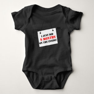 I Just Did 9 Months! Cute Baby Outfit Baby Bodysuit