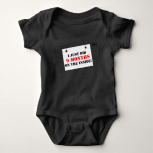 I Just Did 9 Months! Cute Baby Outfit Bodysuit