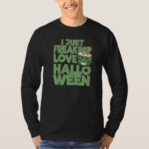 I Just Freaking Love Halloween Coconut Jack O Lan T-Shirt
