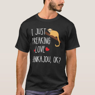 I Just Freaking Love Kinkajou Carnivores Wildlife T-Shirt