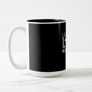 I Just Freaking Love Mushrooms Two-Tone Coffee Mug