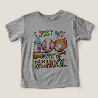 I Just Hit 100 Days Of School Baseball 100th Day
