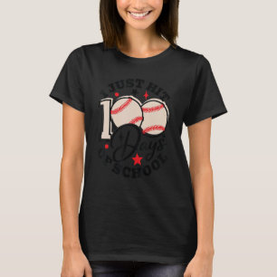 I Just Hit 100 Days of School Funny School Softbal T-Shirt