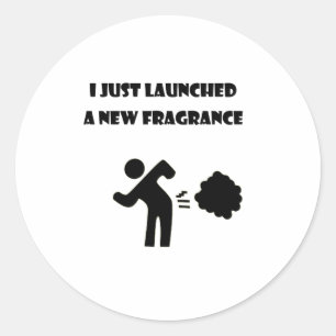 I just launched a new fragrance classic round sticker