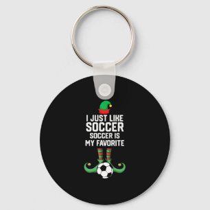 I Just Like Soccer - Funny Soccer Football Key Ring