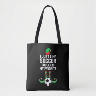 I Just Like Soccer - Funny Soccer Football Tote Bag