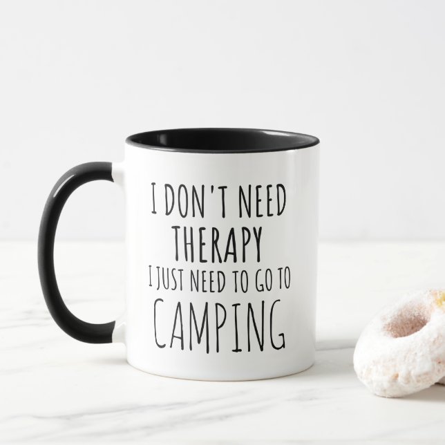 I Just Need To Go To Camping Mug (With Donut)