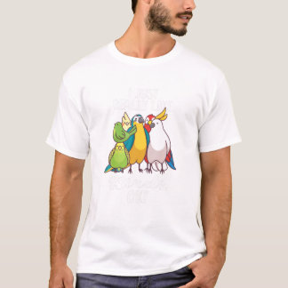 I Just Really Like Birds Parrot Cockatoo Budgeriga T-Shirt
