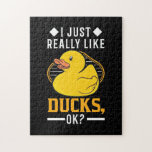 I Just Really Like Ducks Jigsaw Puzzle<br><div class="desc">I Just Really Like Ducks</div>