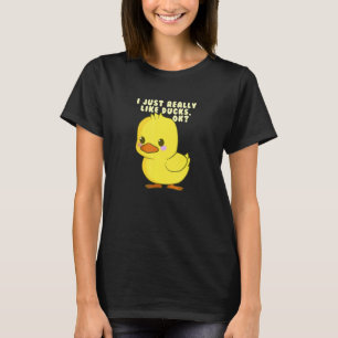 I Just Really Like Ducks Kids Animal Cute Duck T-Shirt