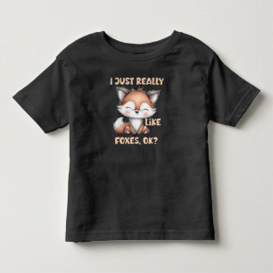I Just Really Like Foxes Kids Toddler T-Shirt