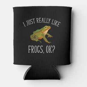 I Just Really Like Frogs, Ok? Funny Frog Lover Can Cooler