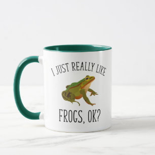 I Just Really Like Frogs, Ok? Funny Frog Lover Mug