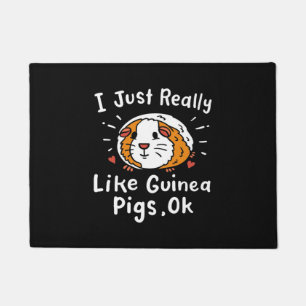 I Just Really Like Guinea Guinea Pig Kawaii Doormat