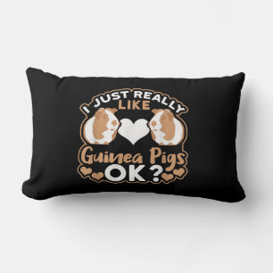 I Just Really Like Guinea Pigs OK ? Lumbar Cushion