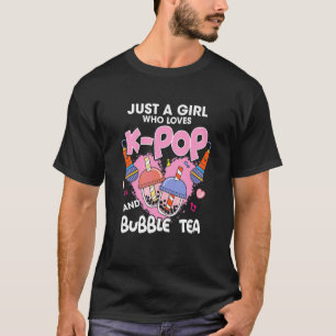 I Just Really Like K Pop And Bubble Tea Okay Boba T-Shirt