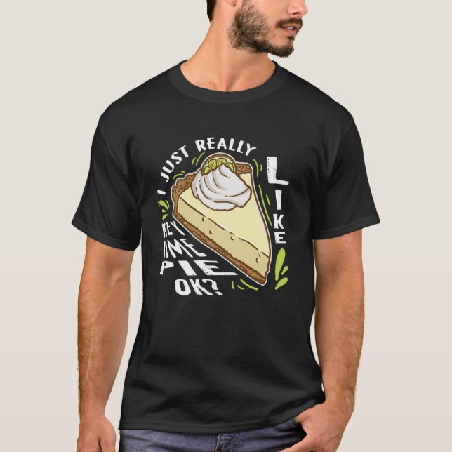 I Just Really Like Key Lime Pie Ok Pullover Hoodie (Front)
