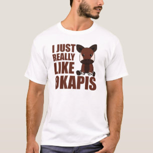 I Just Really Like Okapi's Cute Okapi T-Shirt
