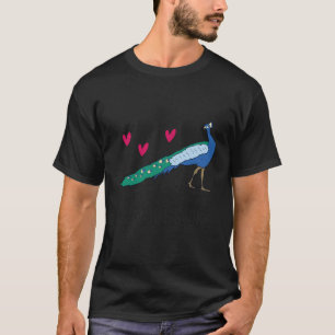 I Just Really Like Peacocks Okay Funny Peacock T-Shirt