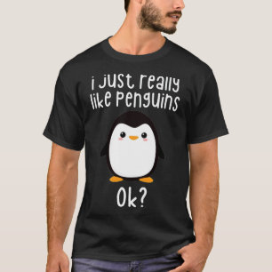 I Just Really Like Penguins pet breed T-Shirt