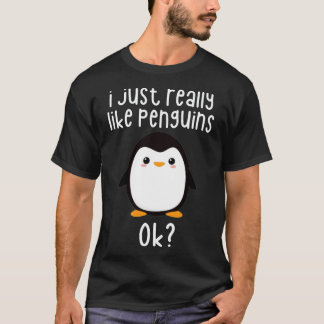 I Just Really Like Penguins pet breed  T-Shirt