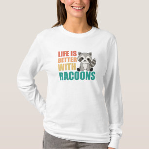 I Just Really Like Racoons Cute Racoon T-Shirt