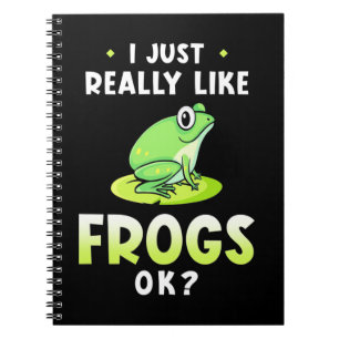I Just Really Likes Frogs Notebook